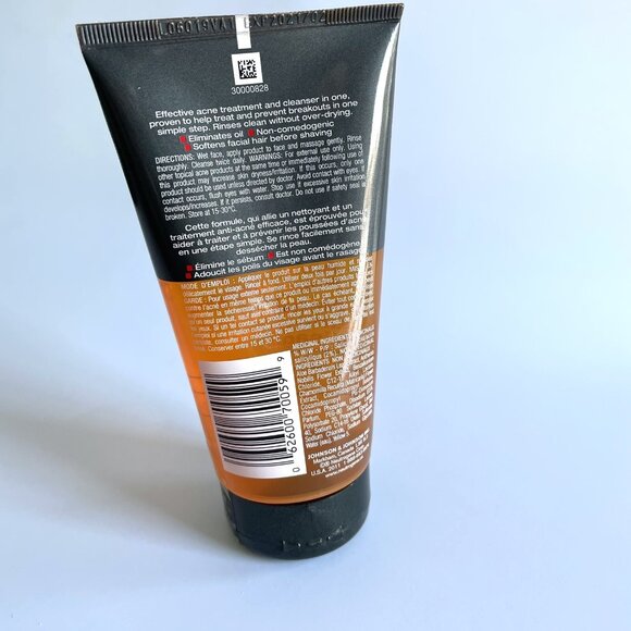 Neutrogena Men Skin Clearing Acne Wash Face Cleanser DISCONTINUED - Picture 3 of 4